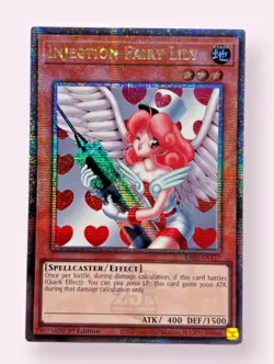 YuGiOh! Injection Fairy Lily (Quarter Century Secret Rare) RA03-EN117 1stEd NM - Image 1