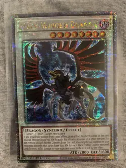Yugioh! 1x Black-Winged Dragon MP24-EN028 Quarter Century Secret Rare 1st Ed NM - Image 1
