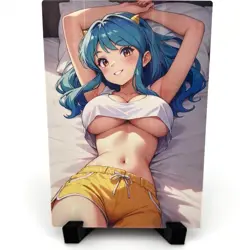 Urusei Yatsura Lum Sexy Hot Anime Waifu Girl Doujin Lewd Goddess Story Art Card - Image 1