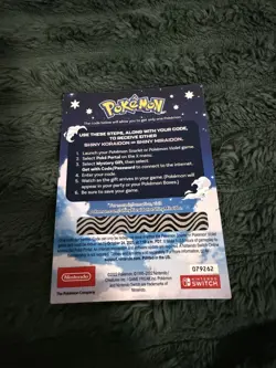 Shiny Koraidon Or Miraidon Pokemon Scarlet Violet Code Card - Gamestop - Image 2