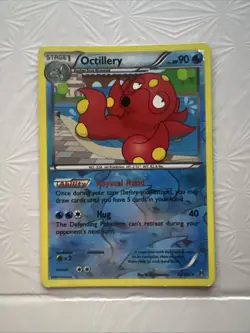 Pokemon TCG Octillery Reverse Holo Rare Card XY Breakthrough 33/162 - Image 1