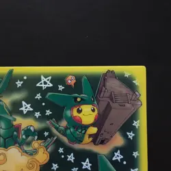 Rayquaza Poncho Pikachu Not for sale Pokemon Clear Card Center Shiny Midsummer O - Image 3