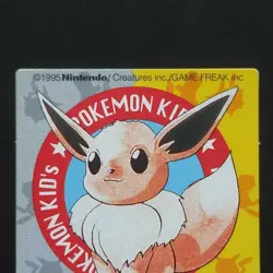 First edition of 1995 Eevee Pokemon Kids Card Nintendo "Squirrel Charizard Bulba - Image 2