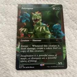 MTG Polyraptor M 2194 Secret Lair Playdoh Borderless - Image 1