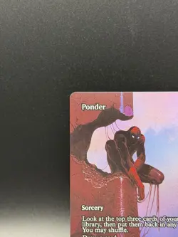 MTG Marvel’s Spider-Man Ponder (Borderless) - Marvel Eternal-Legal (MAR) - FOIL - Image 2