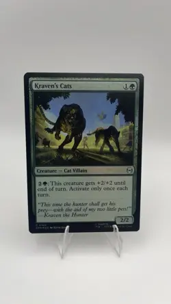 Kraven's Cats (Foil) - 0104 - Marvel's Spider-Man - MTG - Ships Now - English - Image 1