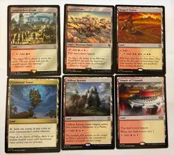 MTG BOROS (red white) - utility Land Lot - x6 NM regular MTG Commander - Image 1