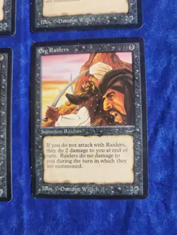 Erg Raiders Set Of 4 - Arabian Nights - Magic the Gathering MTG - Image 4
