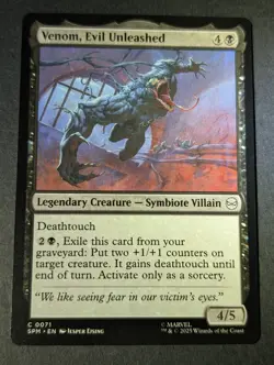 🧙🔥Venom, Evil Unleashed - 0071 - SPM MTG Magic the Gathering🧙🔥 - Image 1