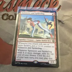 MTG Spinneret and Spiderling Marvel's Spider-Man Regular #0094 - Image 1