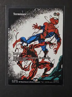 MTG Marvel Universe Eternal-Legal Terminate (Borderless) Non-foil M 40 - Image 1