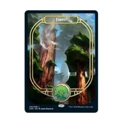 WOTC MtG Unsanctioned Forest (Full Art) (L) (Foil) EX - Image 1