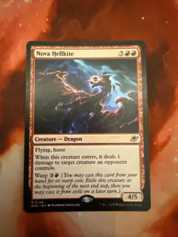 Nova Hellkite Edge of Eternities MTG Rare Card Regular 0148 - Nm - Image 1