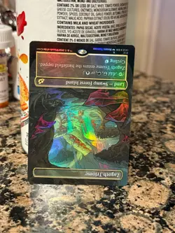 Zagoth Triome IKO MTG 313 FOIL BORDERLESS RARE - Image 2