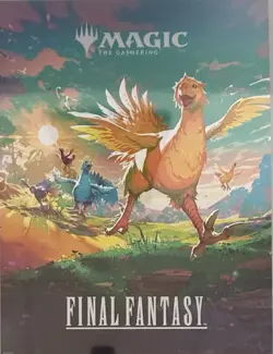 MTG Final Fantasy Magic The Gathering Chocobo 18 x 24 FOIL Promo Poster - Image 1