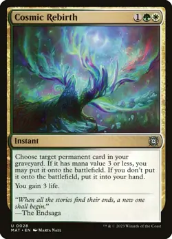 Cosmic Rebirth 1x MtG March of the Machines: The Aftermath SP/NM - Image 1