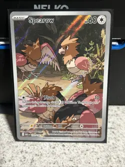 Pokemon Tcg Spearow 151/132 (Illustration Rare) Mega Evolution Near Mint - Image 1