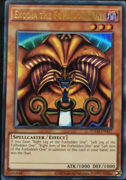 Exodia the Forbidden One YGLD-ENA17 1st Edition YuGiOh TCG Card - Image 1