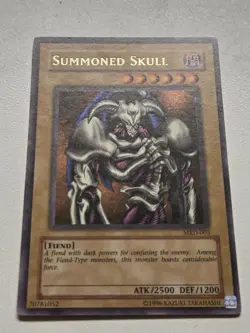 Summoned Skull MRD-003 Foil Bleed Yugioh 2002 Metal Raiders Unlimited NM/M - Image 4