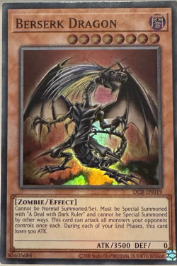 Berserk Dragon - DCR-EN019 Super Rare Unlimited YuGiOh TCG Card - Image 1