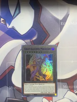 EBON ILLUSION MAGICIAN - BLUE ULTRA RARE LDS3-EN091 1ST EDITION NEAR MINT YUGIOH - Image 1