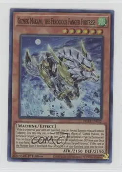 SR - Gizmek Makami The Ferocious Fanged Fortress 1st Ed. YuGiOh Phantom Rage - Image 1