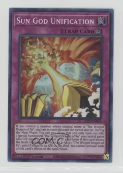 Sun God Unification (SR) 1st Ed. YuGiOh Legendary Duelists: Rage of RA - Image 1