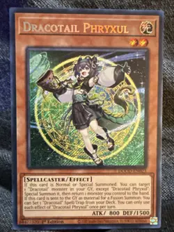 Yugioh Dracotail Phryxul DOOD-EN023 Secret Rare 1st Edition NM - Image 1