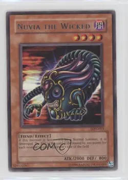 Nuvia the Wicked Unlimited YuGiOh Labyrinth of Nightmare #LON-013 2003 - Image 1