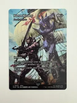 Baron Rivalry Showcase Borderless MTG Magic the Gathering Card NM Near Mint FCA - Image 1