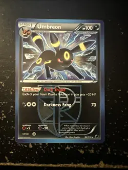 Umbreon Pokemon TCG Card - 64/116 Plasma Freeze Non Holo Rare - NM MINT - Image 1