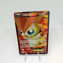Pokemon TCG Victini EX Full Art Ultra Rare Holo Card 131/135 Plasma Storm - Image 1