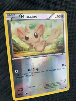 Minccino 88/114 Reverse Holo Pokemon Card - B&W Base Set - 2011 - LP/NM - Image 2