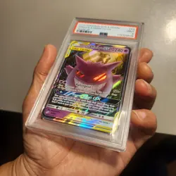 2019 Pokemon Sun and Moon Team Up Gengar Mimikyu GX Card 53/181 PSA 9 Mint - Image 3