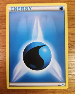 Water Energy Pokemon Card, Trainer Kit - Suicune 3/30 - Image 1