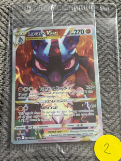 Lucario VSTAR SWSH291 SWSH: Sword & Shield Promo Cards Holo New Sealed - Image 1