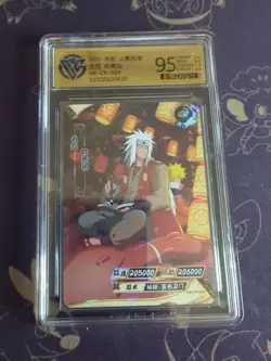 KaYou Naruto Trading Card Jiraiya SSP NR-CR-004 Rare Box Hit CCG 9.5 Gem Mint - Image 1
