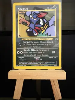 SNEASEL - 24/64 Neo Revelation - Regular Rare - Pokemon TCG Card - 2000 - Image 1