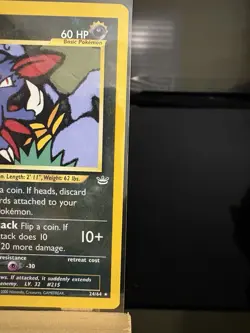SNEASEL - 24/64 Neo Revelation - Regular Rare - Pokemon TCG Card - 2000 - Image 3