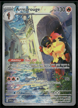 Pokemon Card 203/198 - S&V Base Set EN - Armarouge ex - Illustration Rare - Image 1