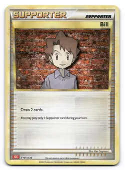 Bill NM CLC 018/034 Trading Card Game Classic Pokemon TCG Holo - Image 1