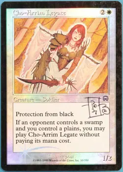 Cho-Arrim Legate FOIL Mercadian Masques PLD SIGNED CARD (294367) ABUGames - Image 1