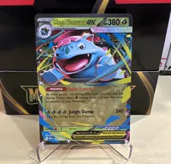 Mega Venusaur EX 003/132 Mega Evolution Holo Rare Pokemon Card NM - Image 1