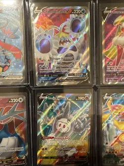 7 Pokemon Card Lot Full Art Holos From Sun & Moon And Sword & Shield Era - Image 3
