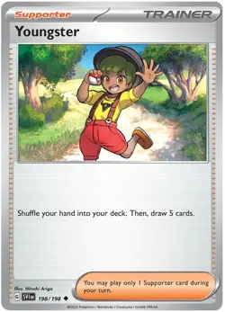 Pokemon Card - Youngster (Scarlet and Violet Base Set) - Image 1