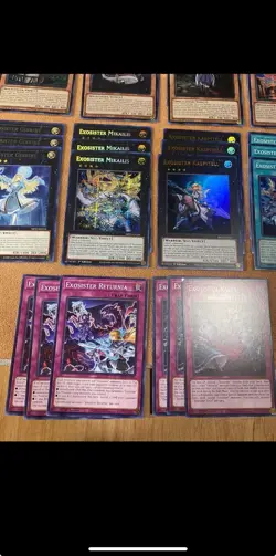 🔥 Yugioh EXOSISTER 42 CARDS Deck Core PRISMATIC SECRET RARE MARTHA MIKALIS - Image 1