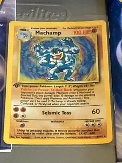 Pokemon Card Trading Game 2-Player Starter Set 1999 1st Edition Machamp - Image 2