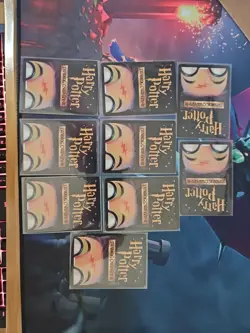 Harry Potter TCG Lot Holo 7 Characters Rare Cards LP Hagrid Draco Marcus Neville - Image 2