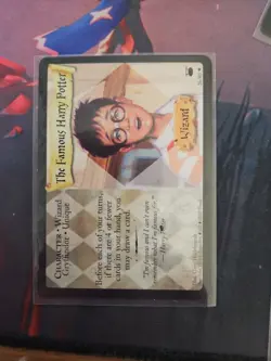 Harry Potter TCG Lot Holo 7 Characters Rare Cards LP Hagrid Draco Marcus Neville - Image 3