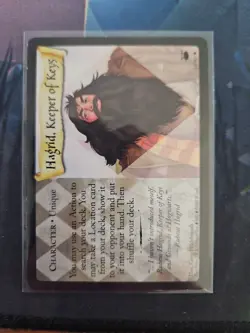 Harry Potter TCG Lot Holo 7 Characters Rare Cards LP Hagrid Draco Marcus Neville - Image 4